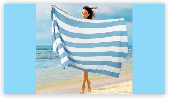 Elite Trend Microfiber Lightweight Beach Towel